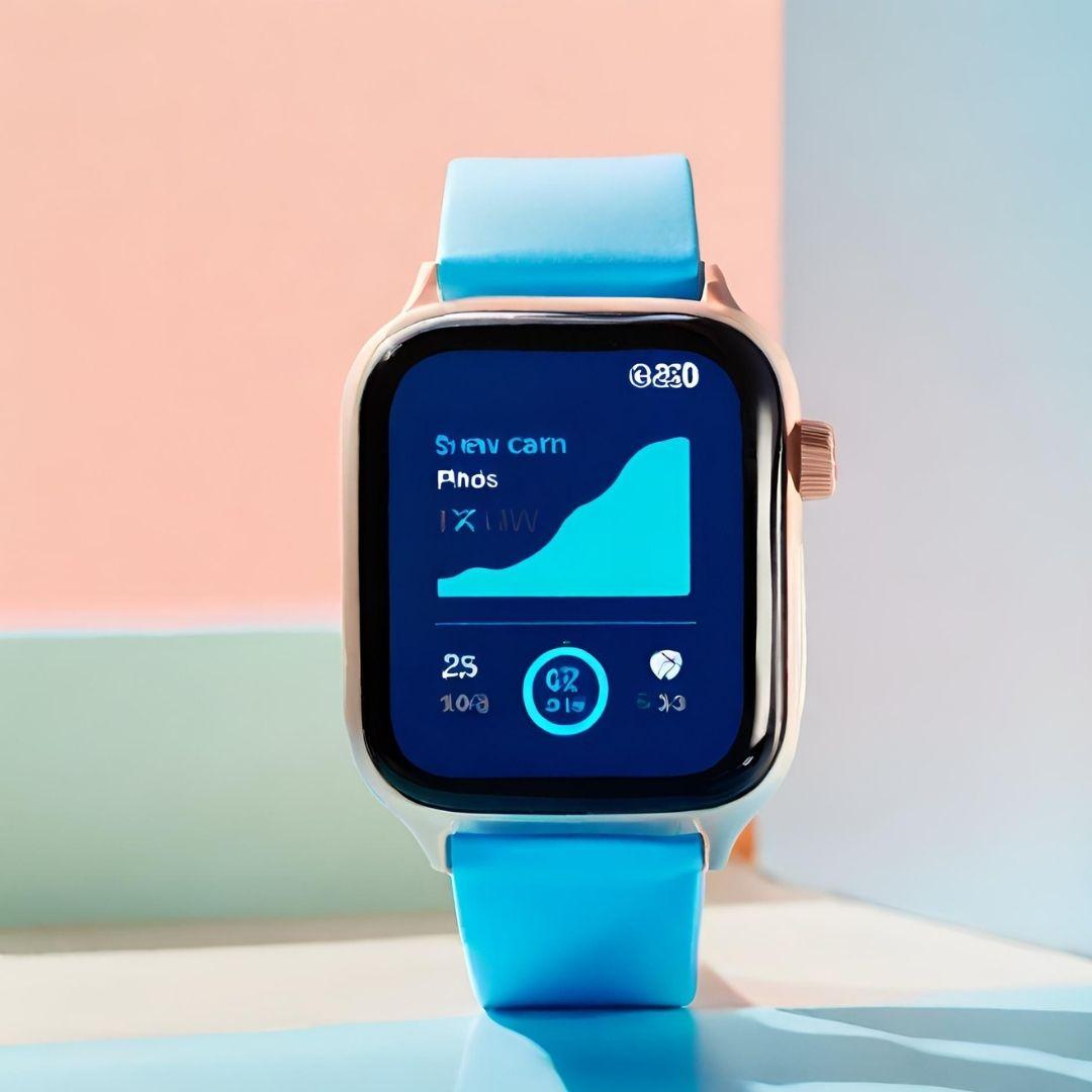 Sleek Smartwatch with Vibrant Display