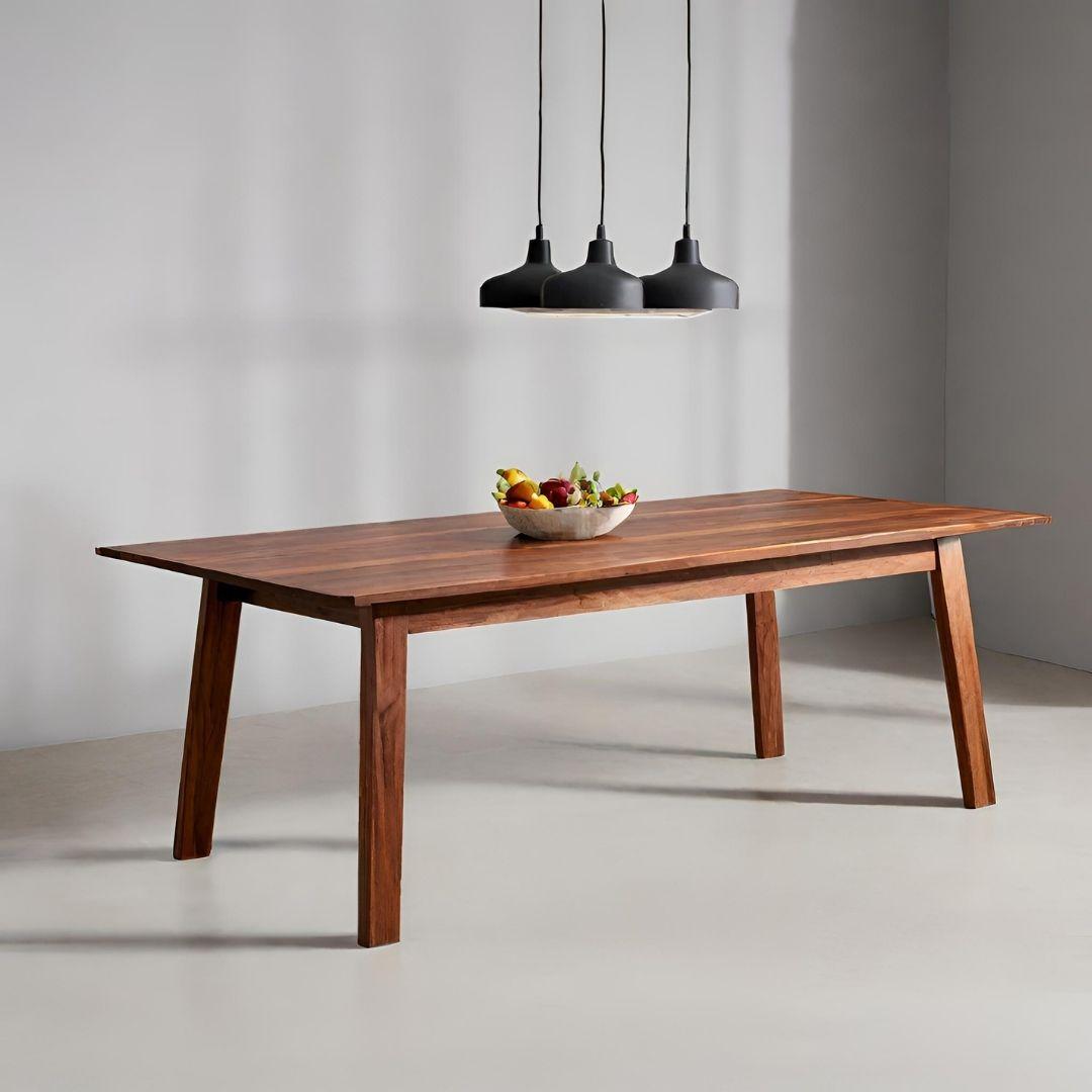 Elegant Solid Wood Dining Table