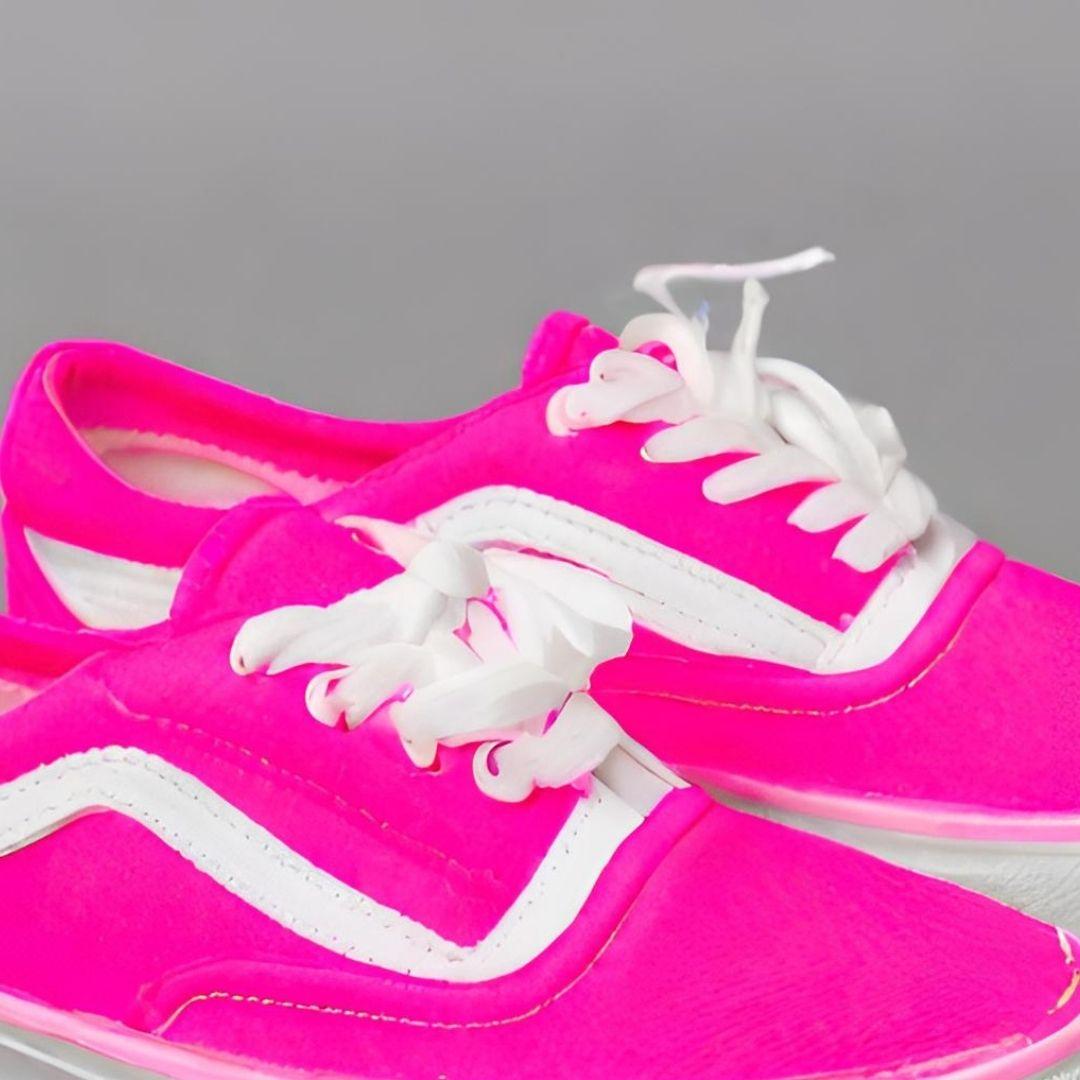 Vibrant Pink Classic Sneakers