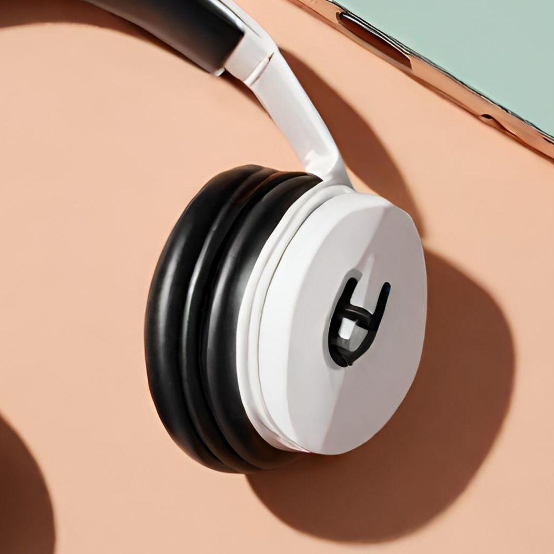 Sleek Wireless Headphone & Inked Earbud Set