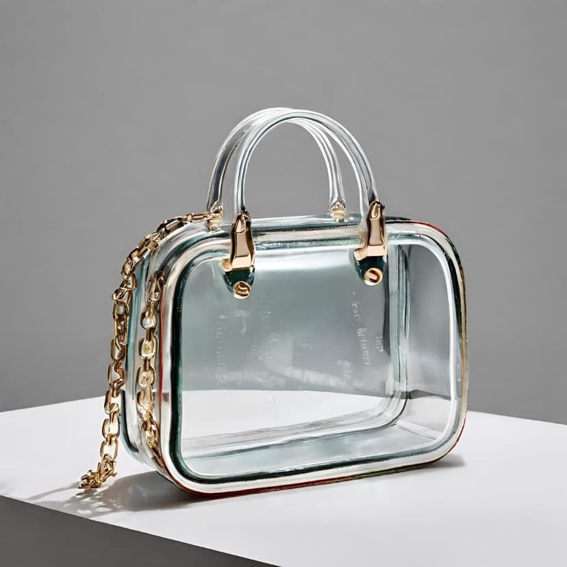 Chic Transparent Fashion Handbag