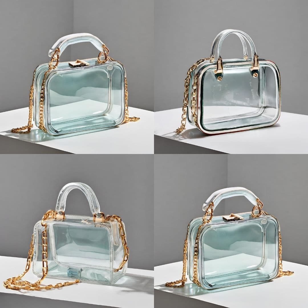 Chic Transparent Fashion Handbag