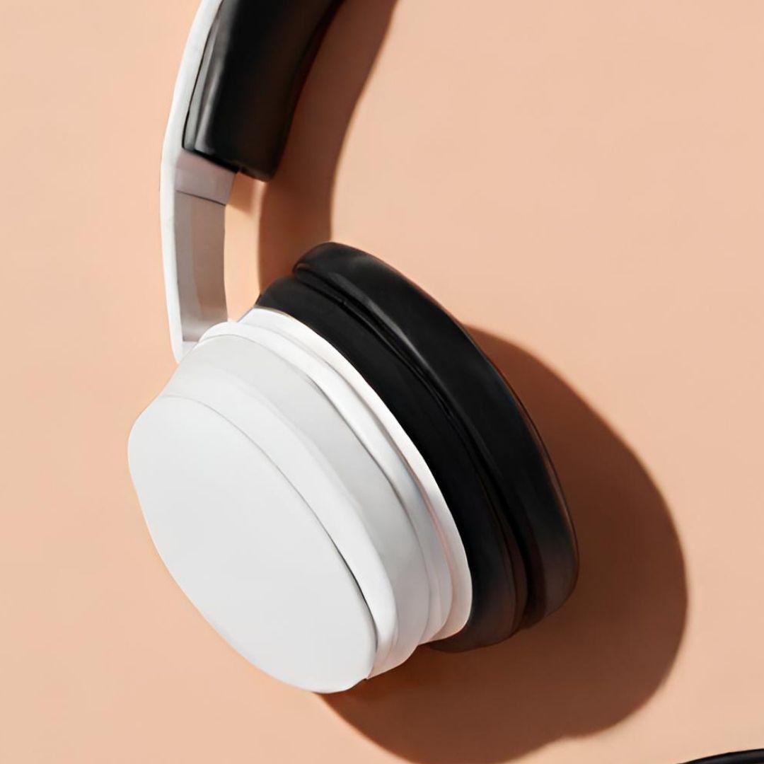 Sleek Wireless Headphone & Inked Earbud Set