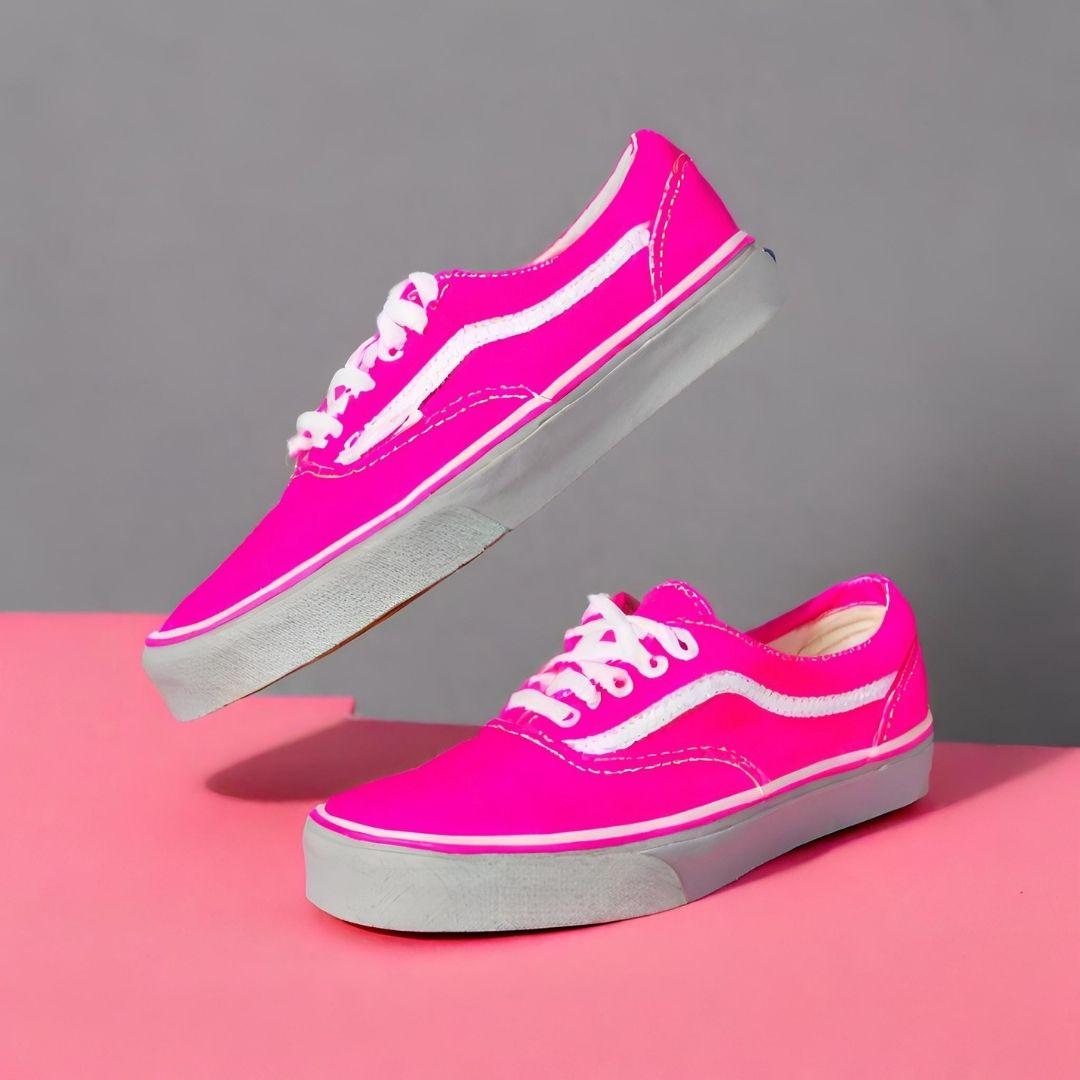 Vibrant Pink Classic Sneakers