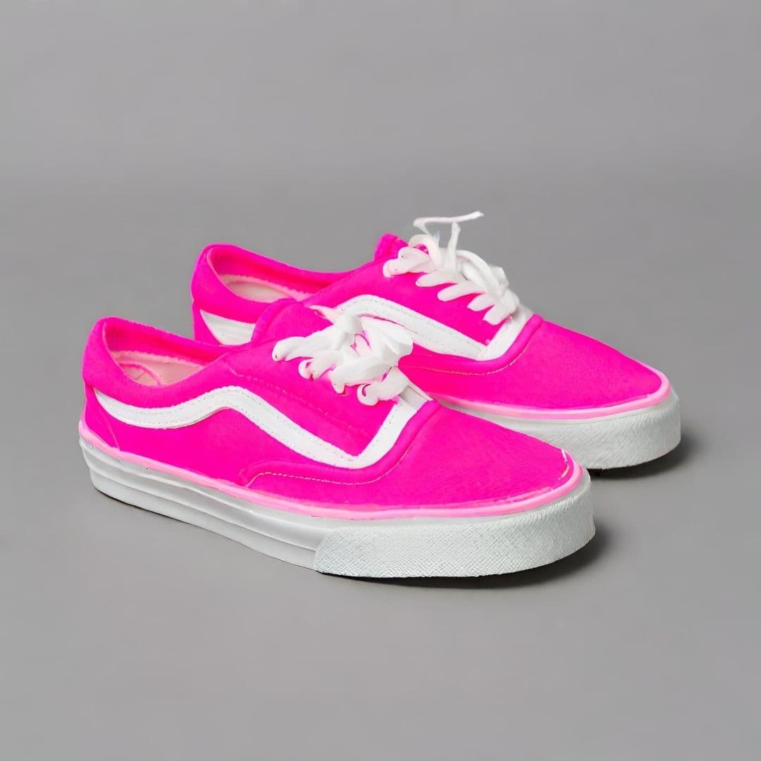 Vibrant Pink Classic Sneakers