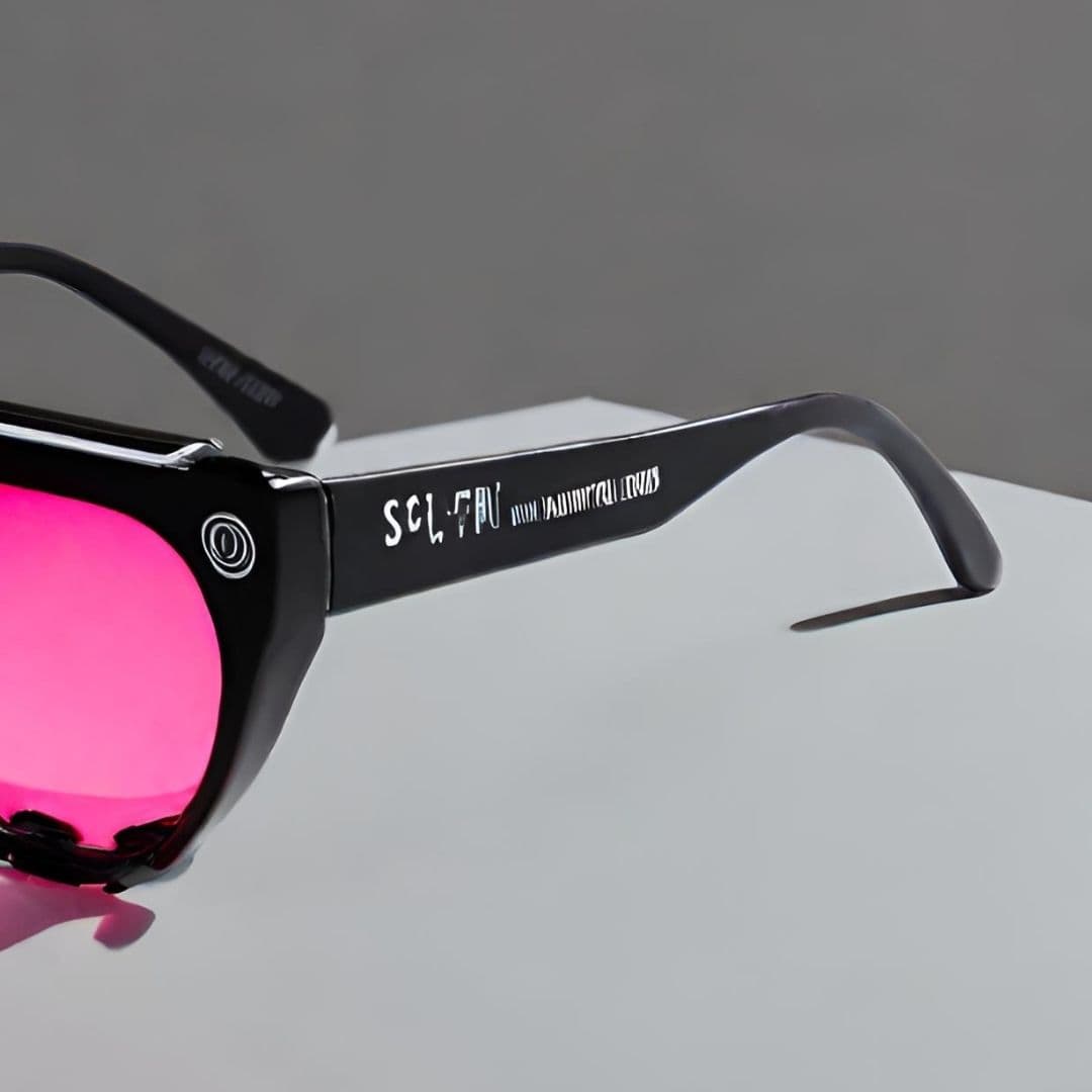 Trendy Pink-Tinted Sunglasses